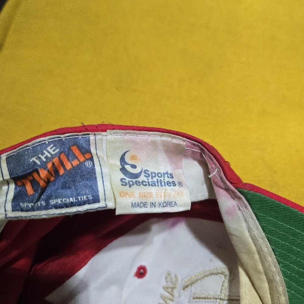 Vintage 90s San Francisco 49ers Snapback Hat Sports Specialties The Twill NFL - Picture 4 of 6